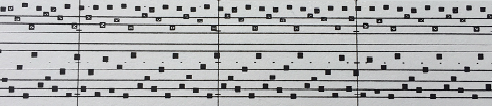 Snippet of notes generated from a chaotic system